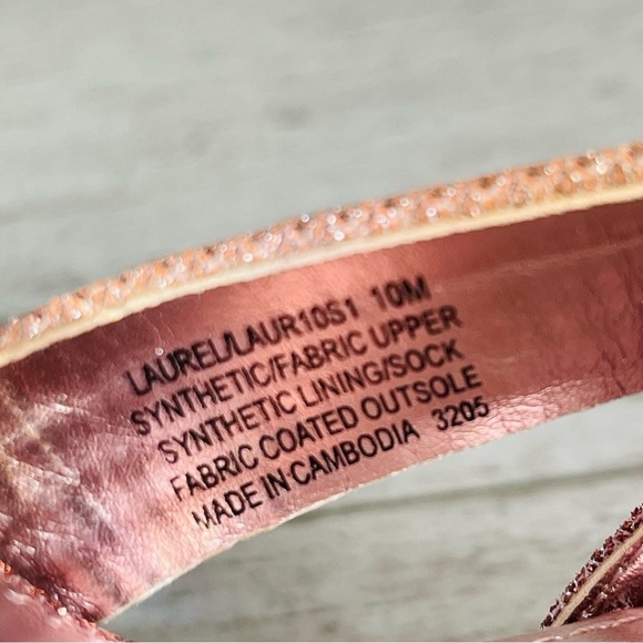 Steve Madden Women’s Laurel Rainbow Glitter Platform Sandals Ankle Strap Size 10 - Picture 11 of 14